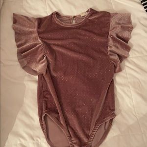 Gorgeous velvet bodysuit